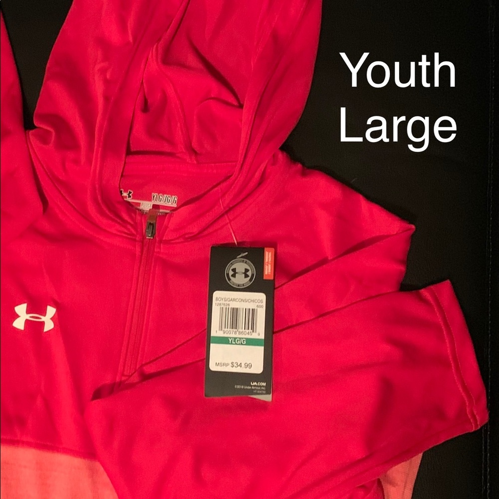 NWT UnderArmour 3/4 zip Pullover